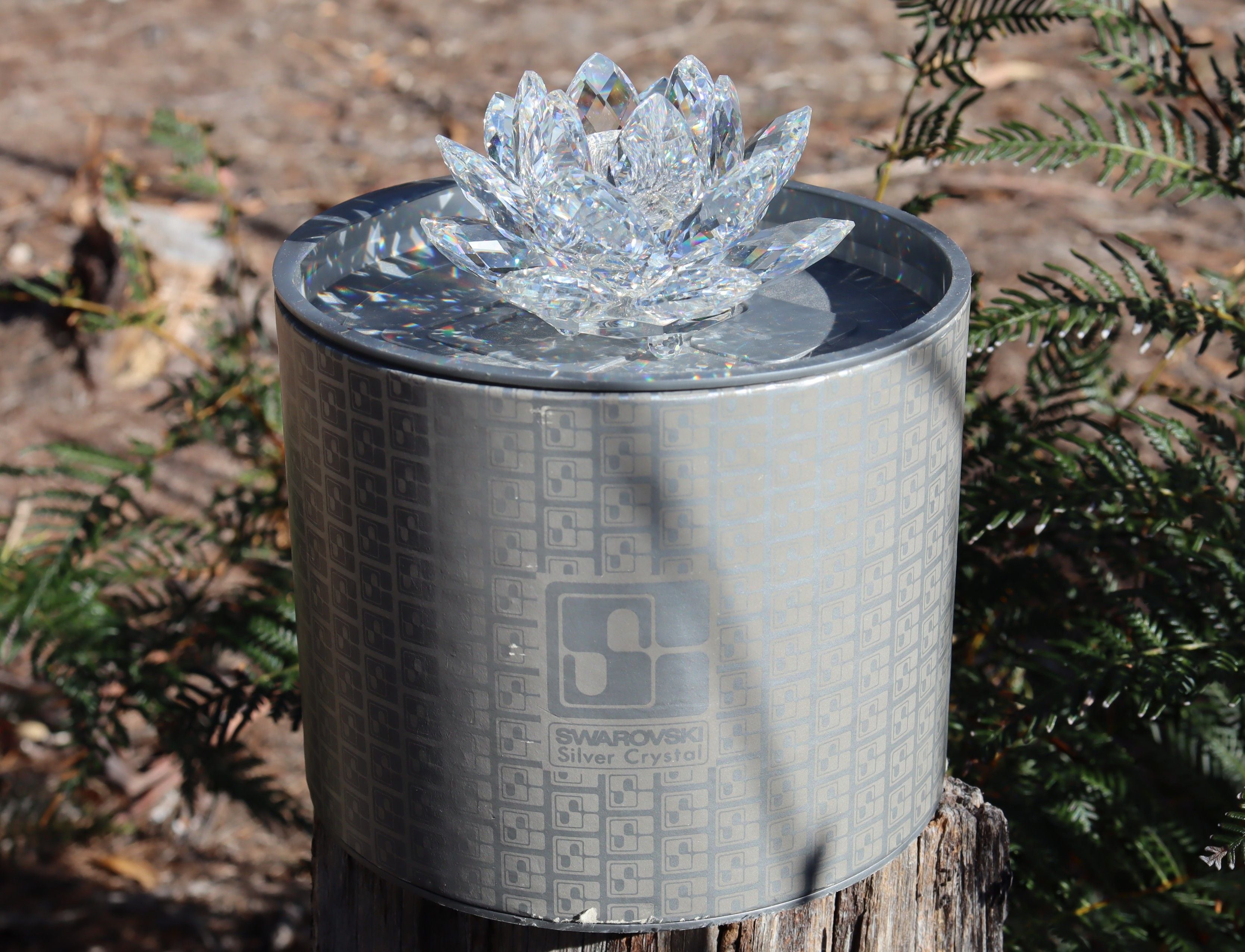 Swarovski Lotus Waterlily Candle Holder