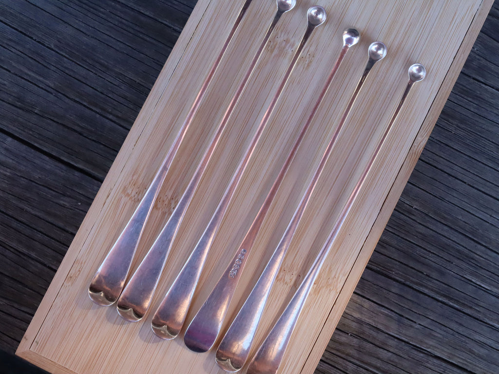 Set of 6 Cocktail "Swizzle Sticks" c.1900