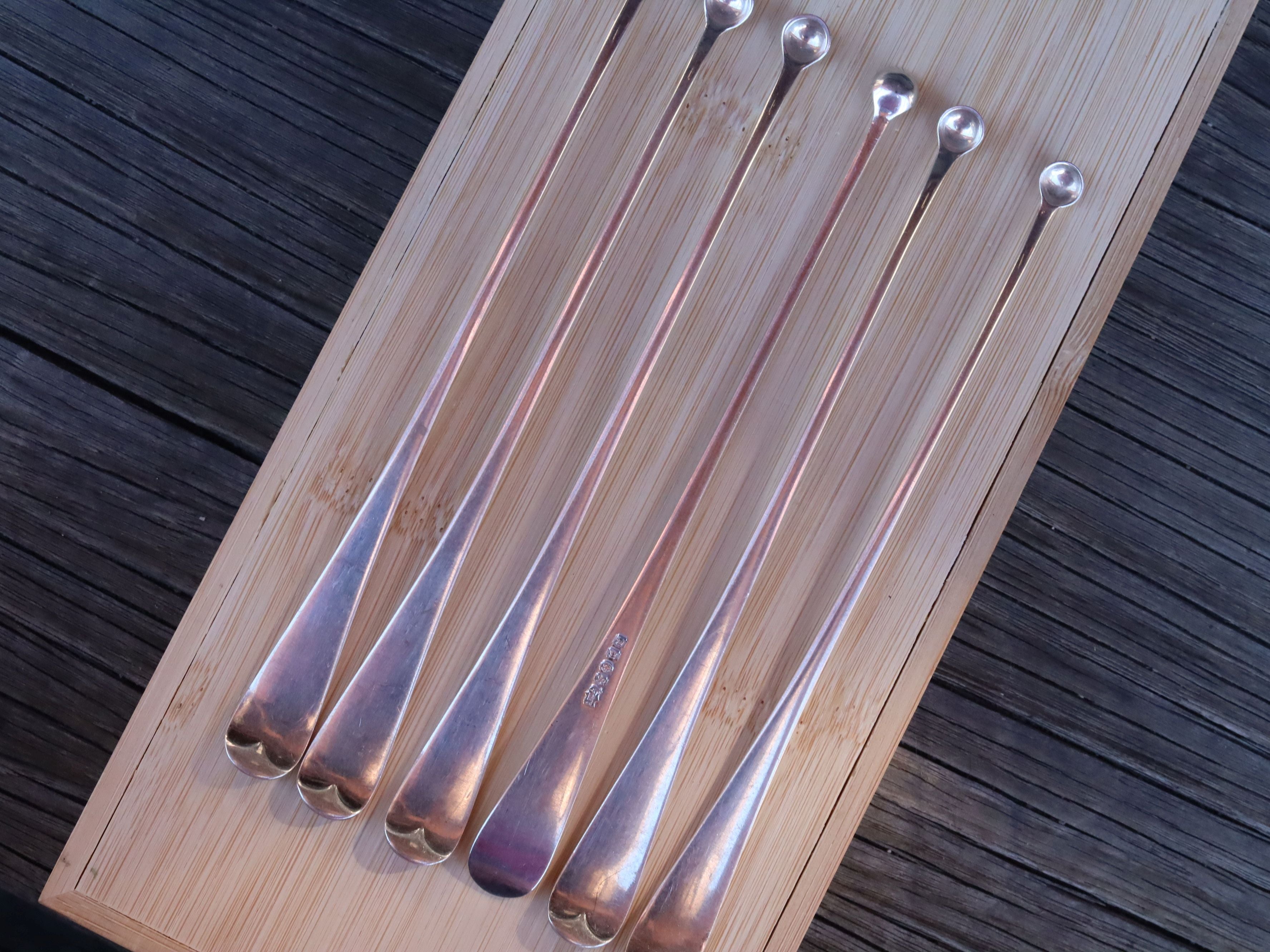 Set of 6 Cocktail "Swizzle Sticks" c.1900