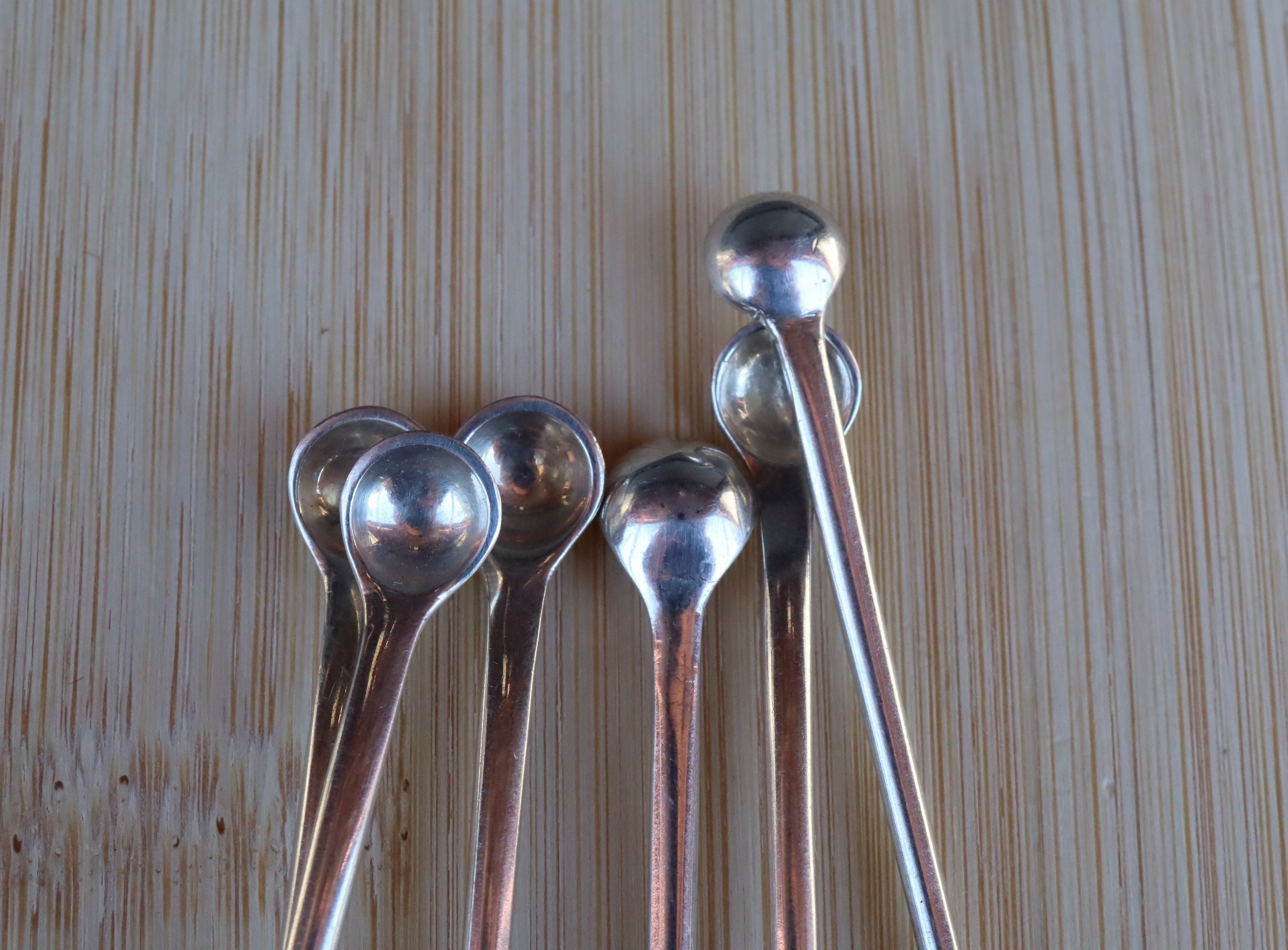Set of 6 Cocktail "Swizzle Sticks" c.1900
