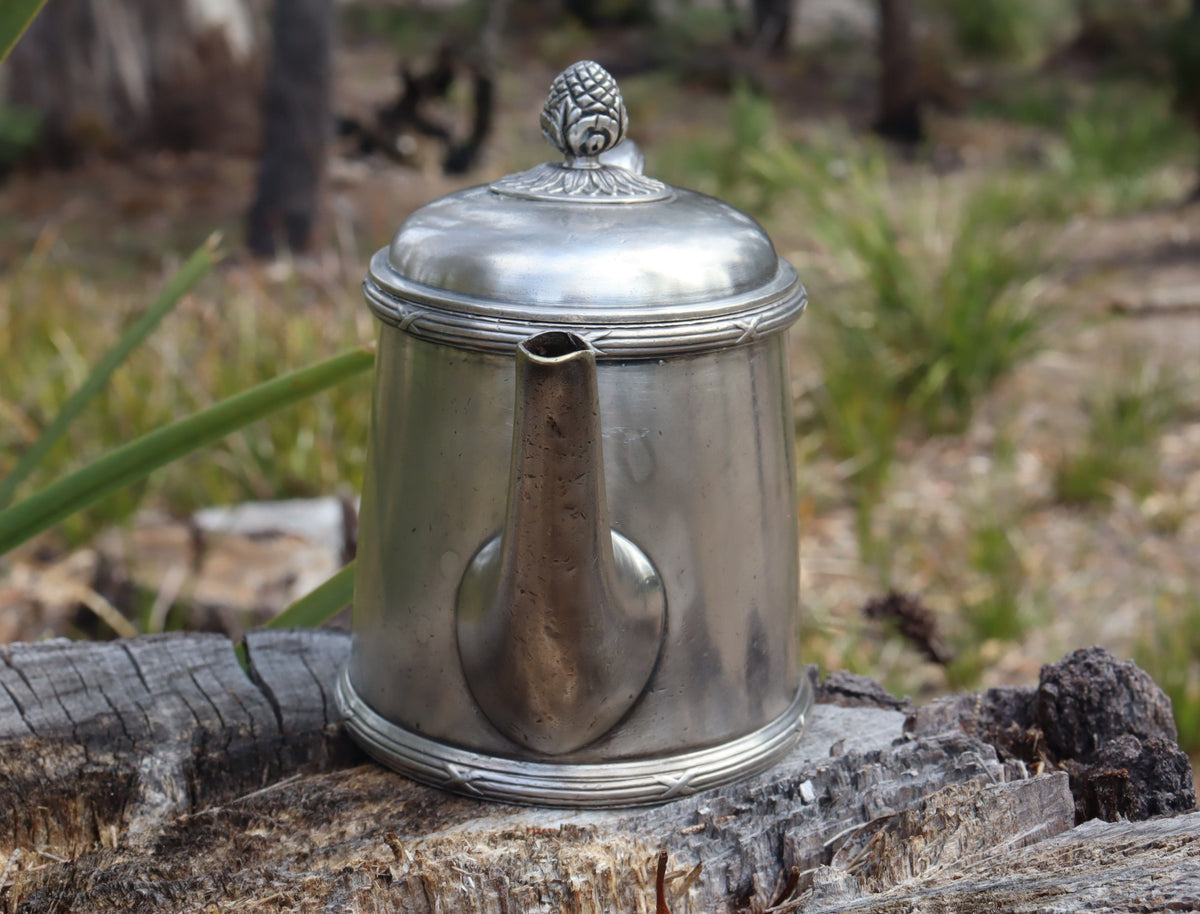 Heavy Silver Plate Teapot from Italian Shipping Company CGA
