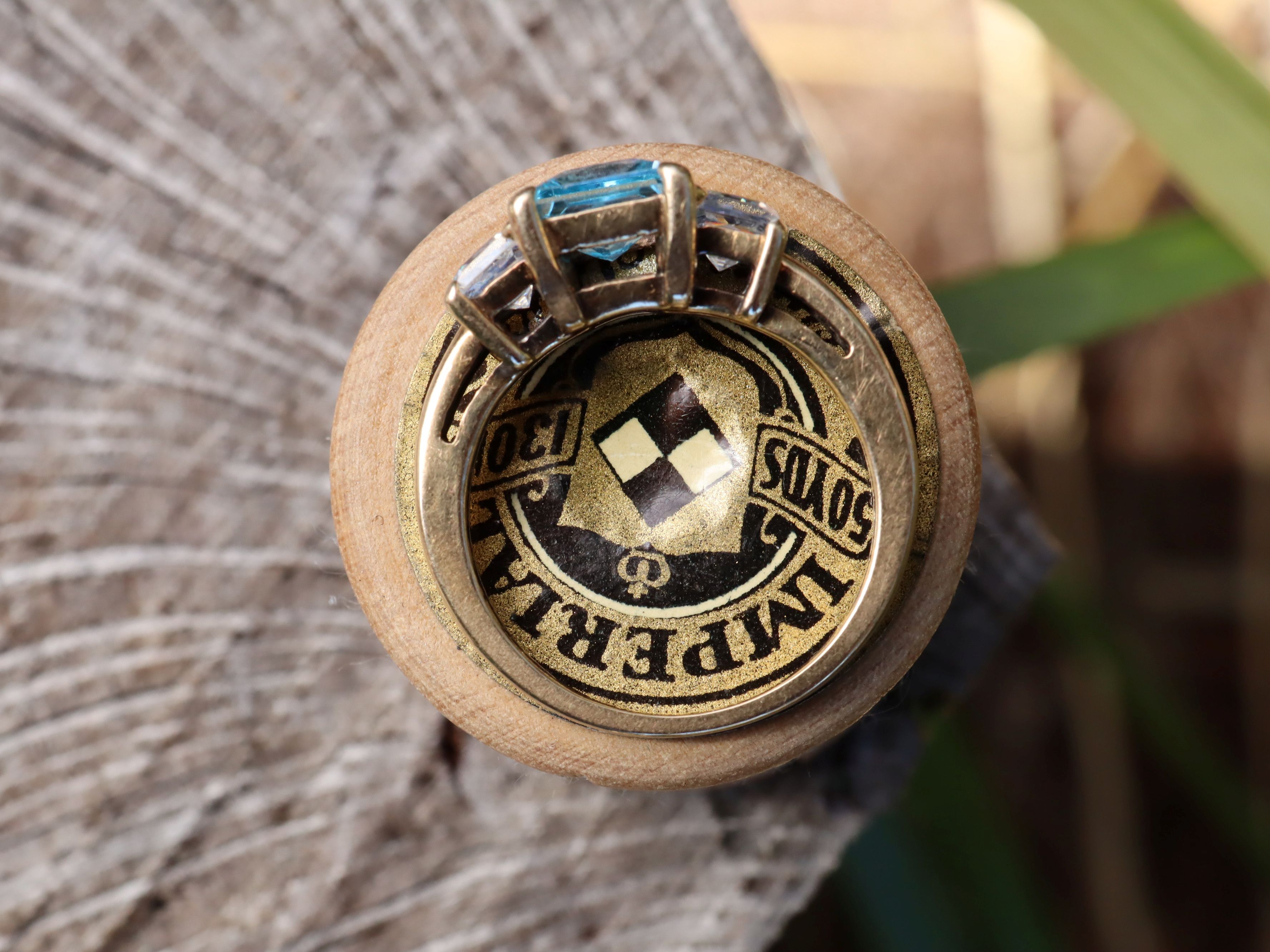 Topaz and Cubic Zirconia in 9ct Gold