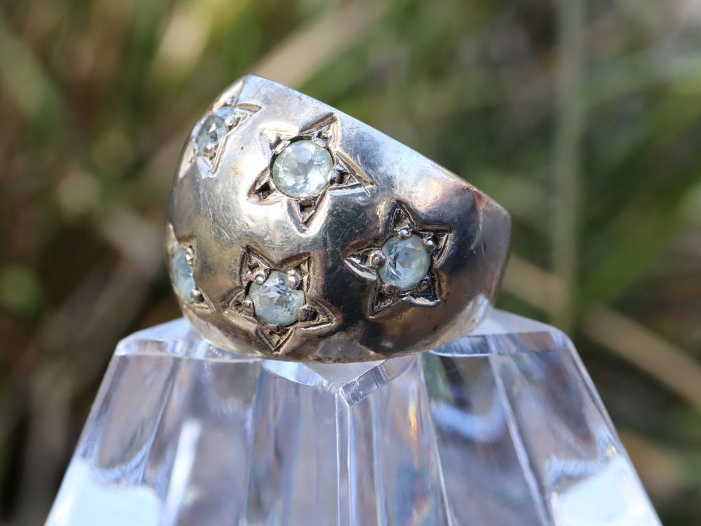 Topaz Dome Ring in Sterling