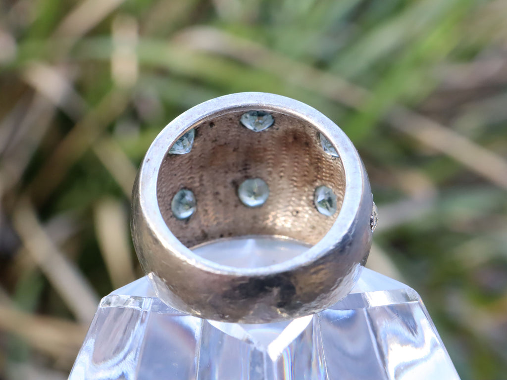 Topaz Dome Ring in Sterling