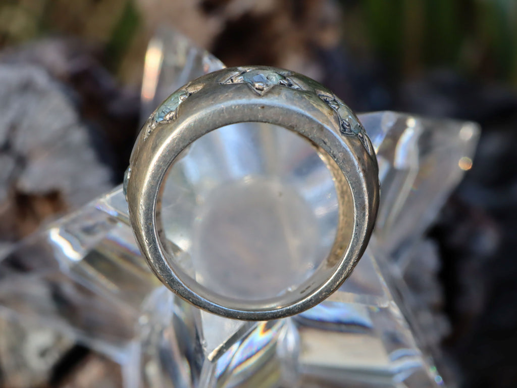 Topaz Dome Ring in Sterling
