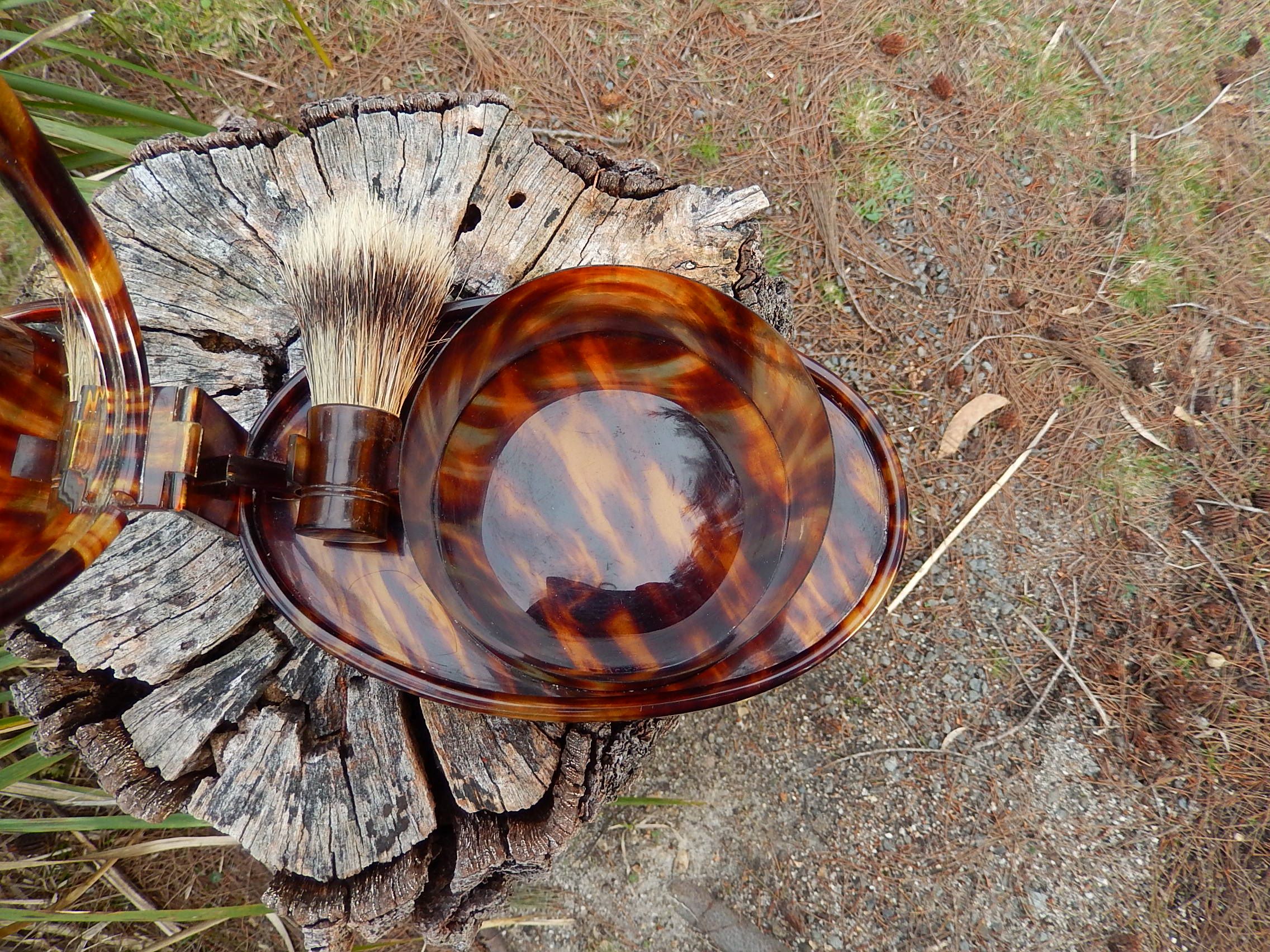 Tortoiseshell Shaving Set c.1920