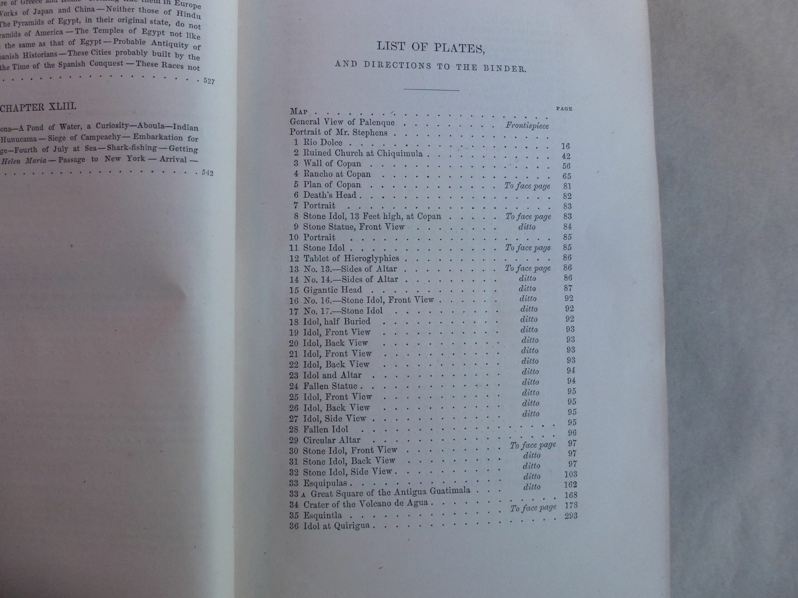 Travels in Central America' by John Lloyd Stephens 1854