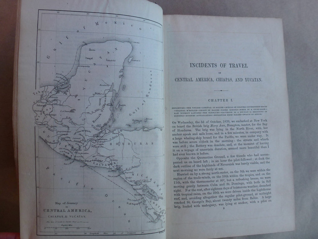 Travels in Central America' by John Lloyd Stephens 1854
