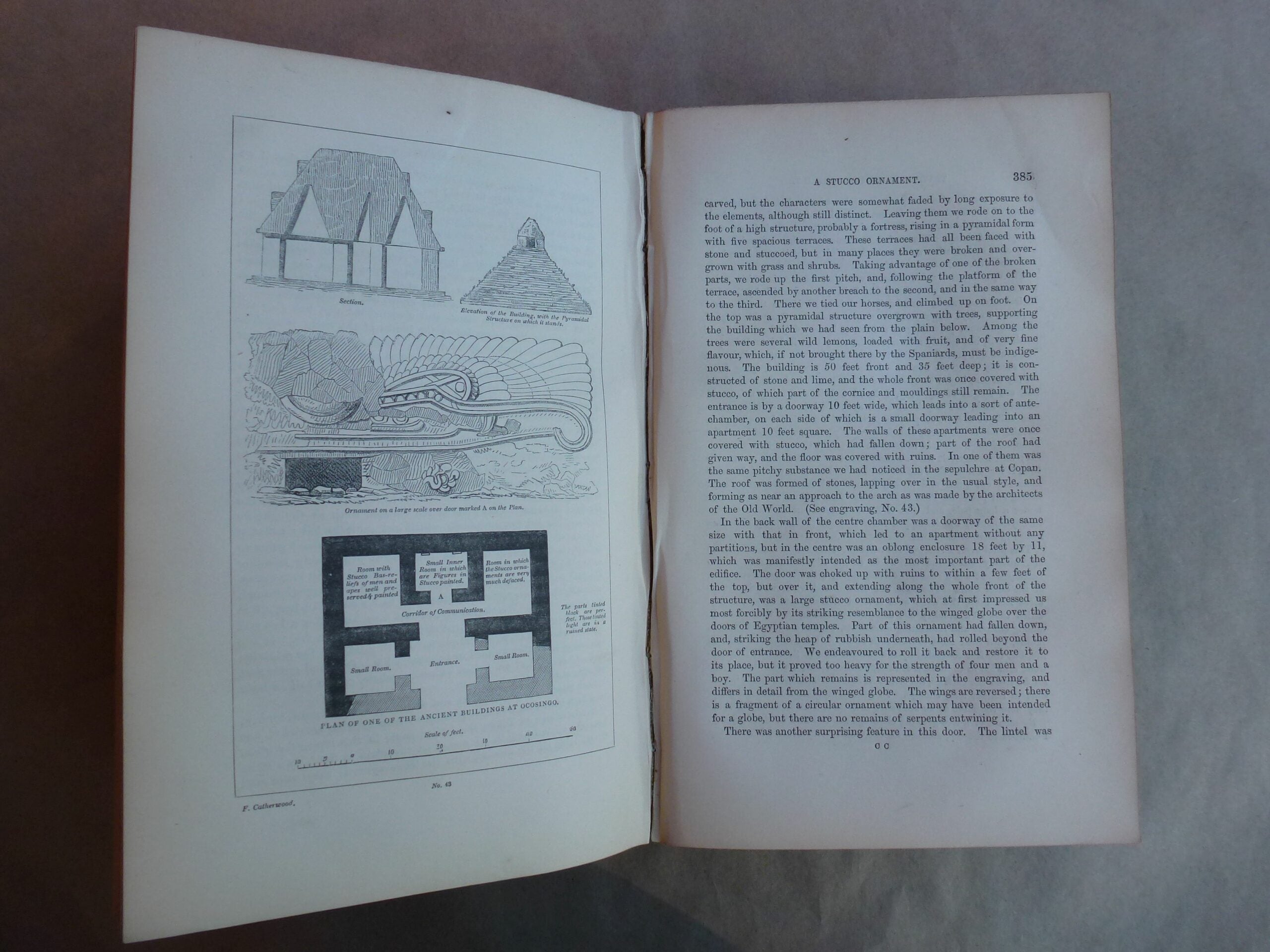 Travels in Central America' by John Lloyd Stephens 1854