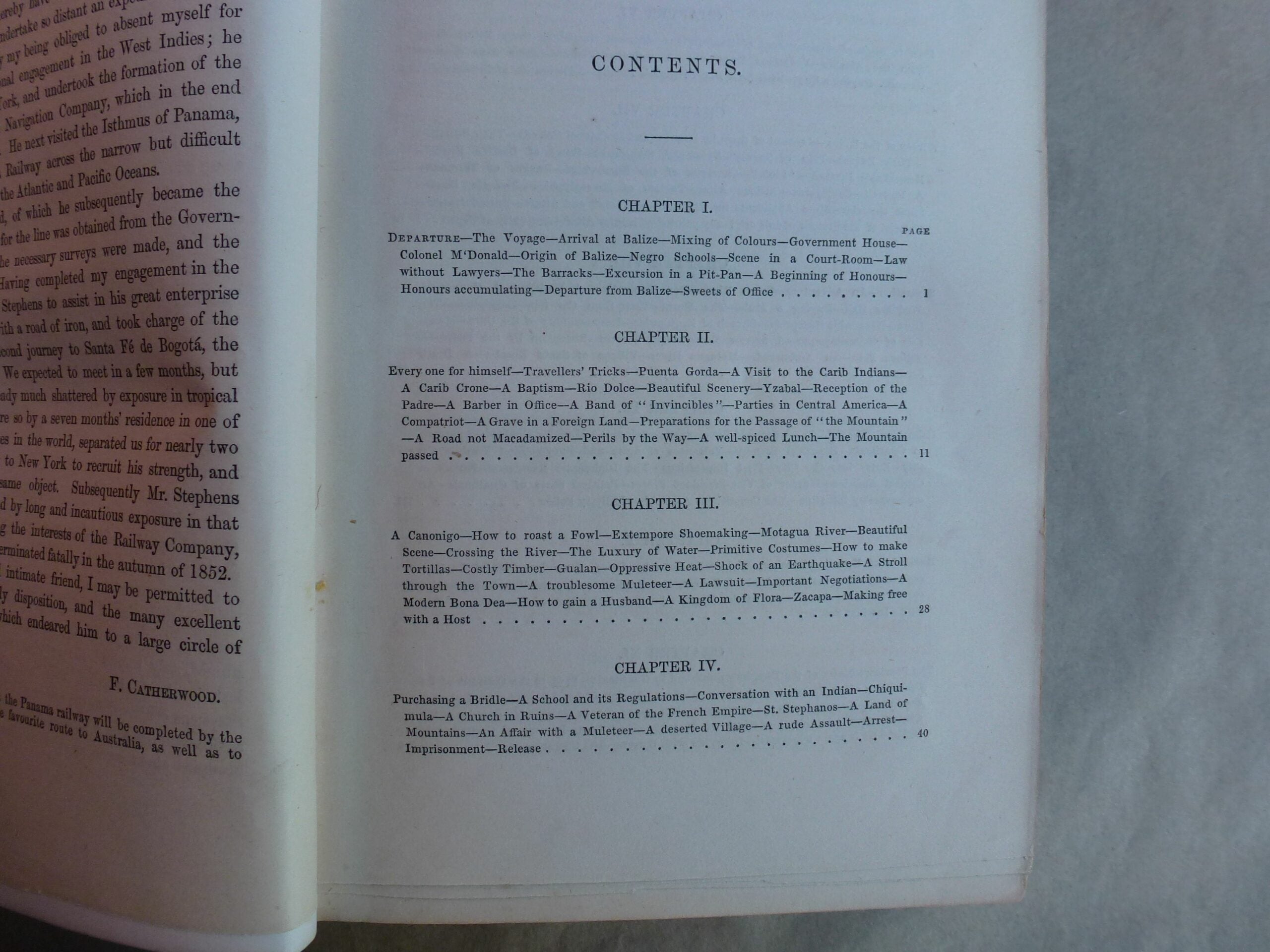 Travels in Central America' by John Lloyd Stephens 1854