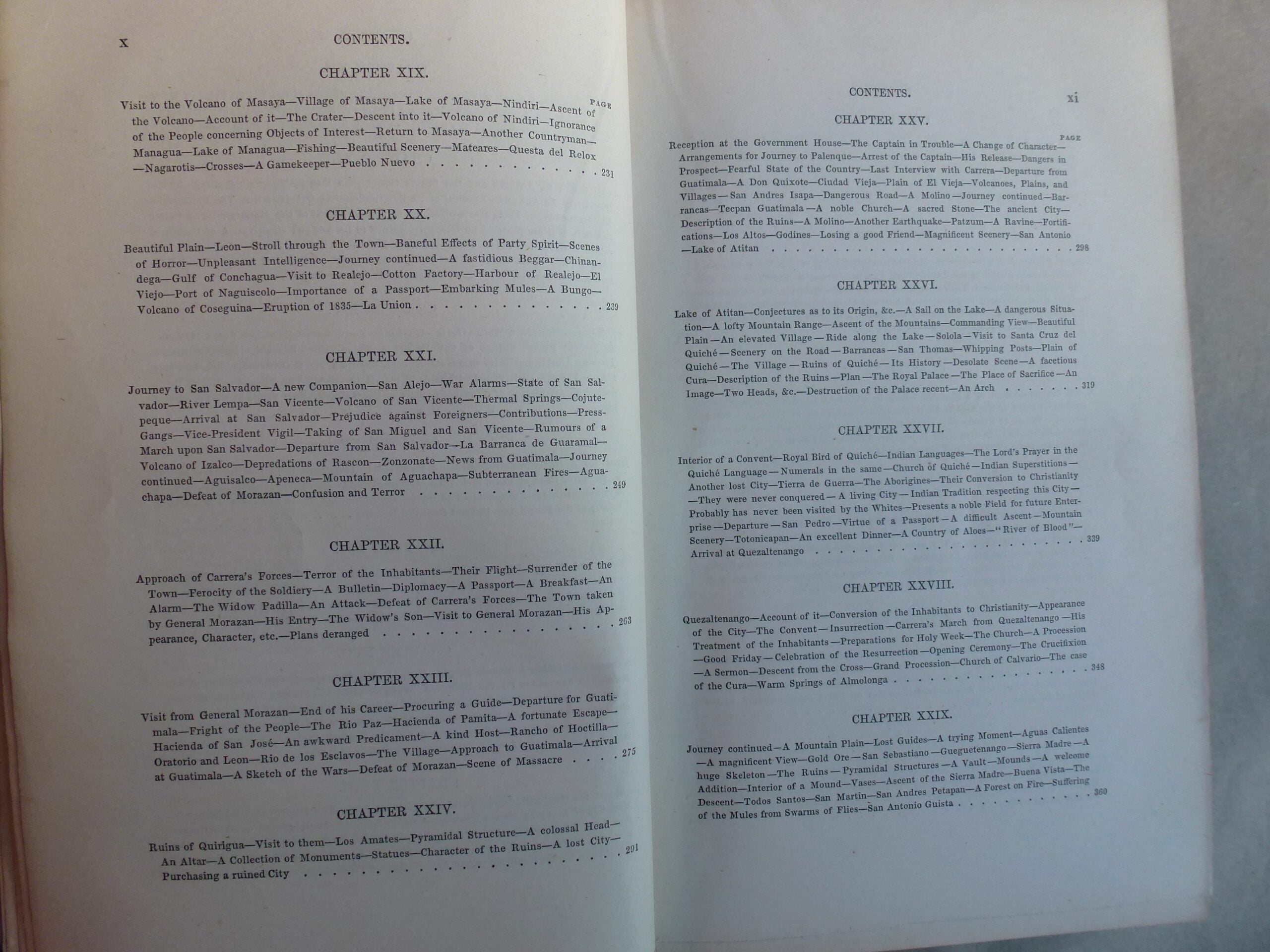 Travels in Central America' by John Lloyd Stephens 1854