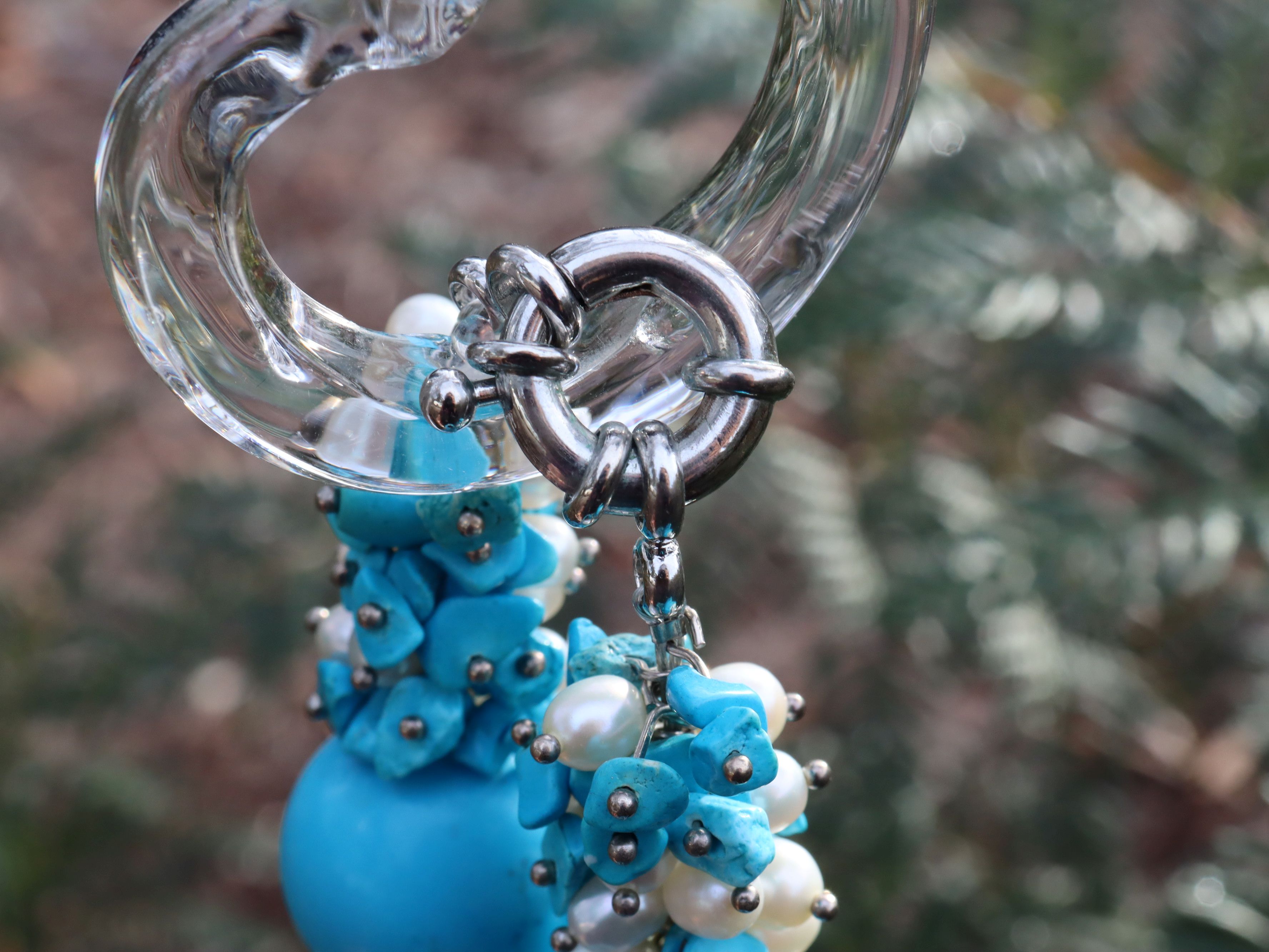 Turquoise and Freshwater Pearl Necklace