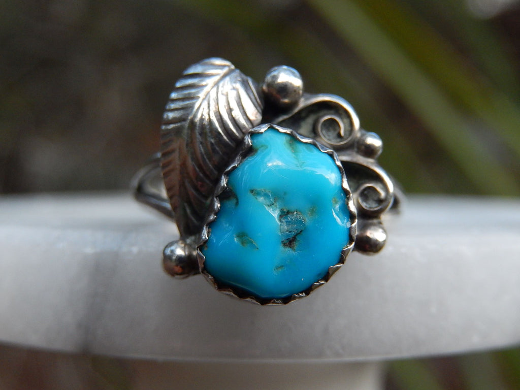 Turquoise Ring in Sterling Silver