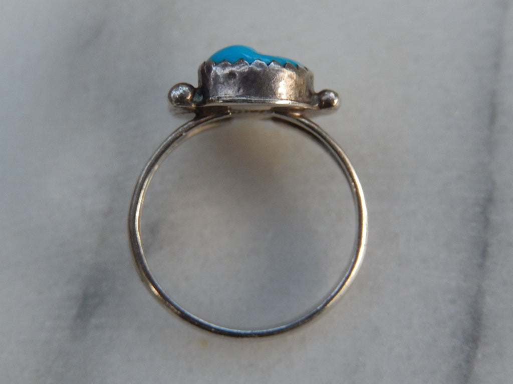 Turquoise Ring in Sterling Silver