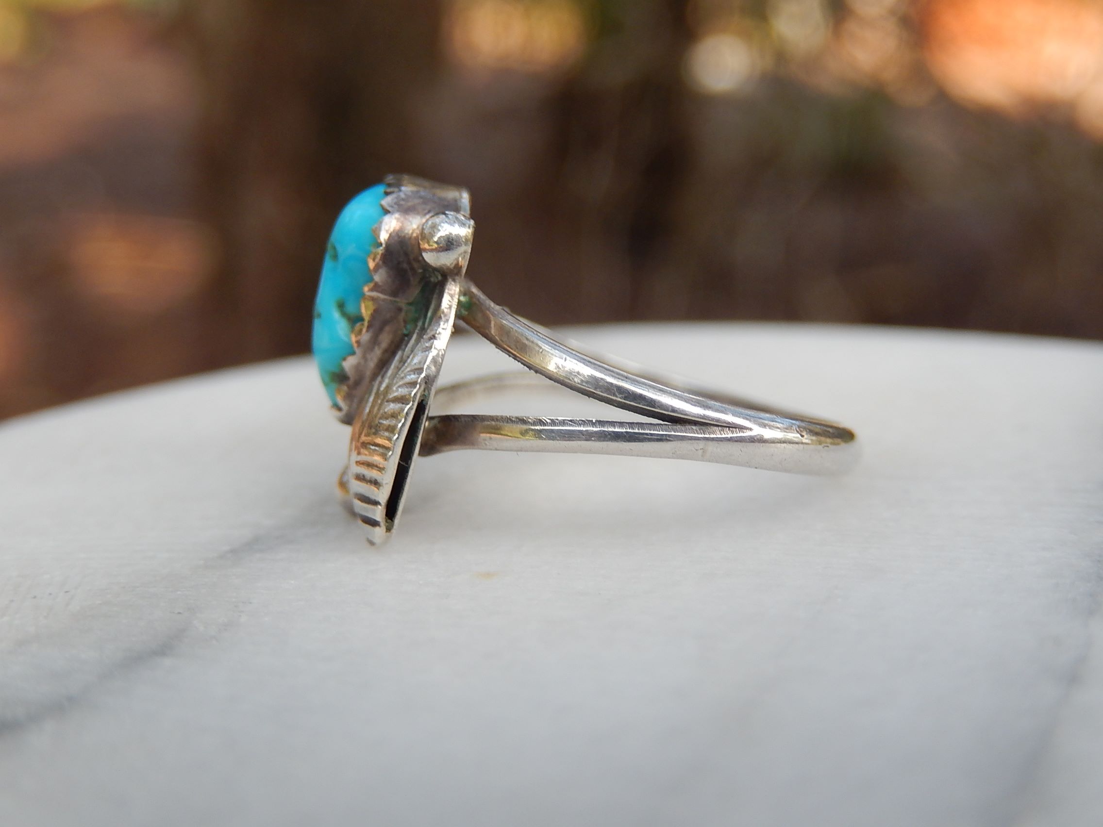 Turquoise Ring in Sterling Silver