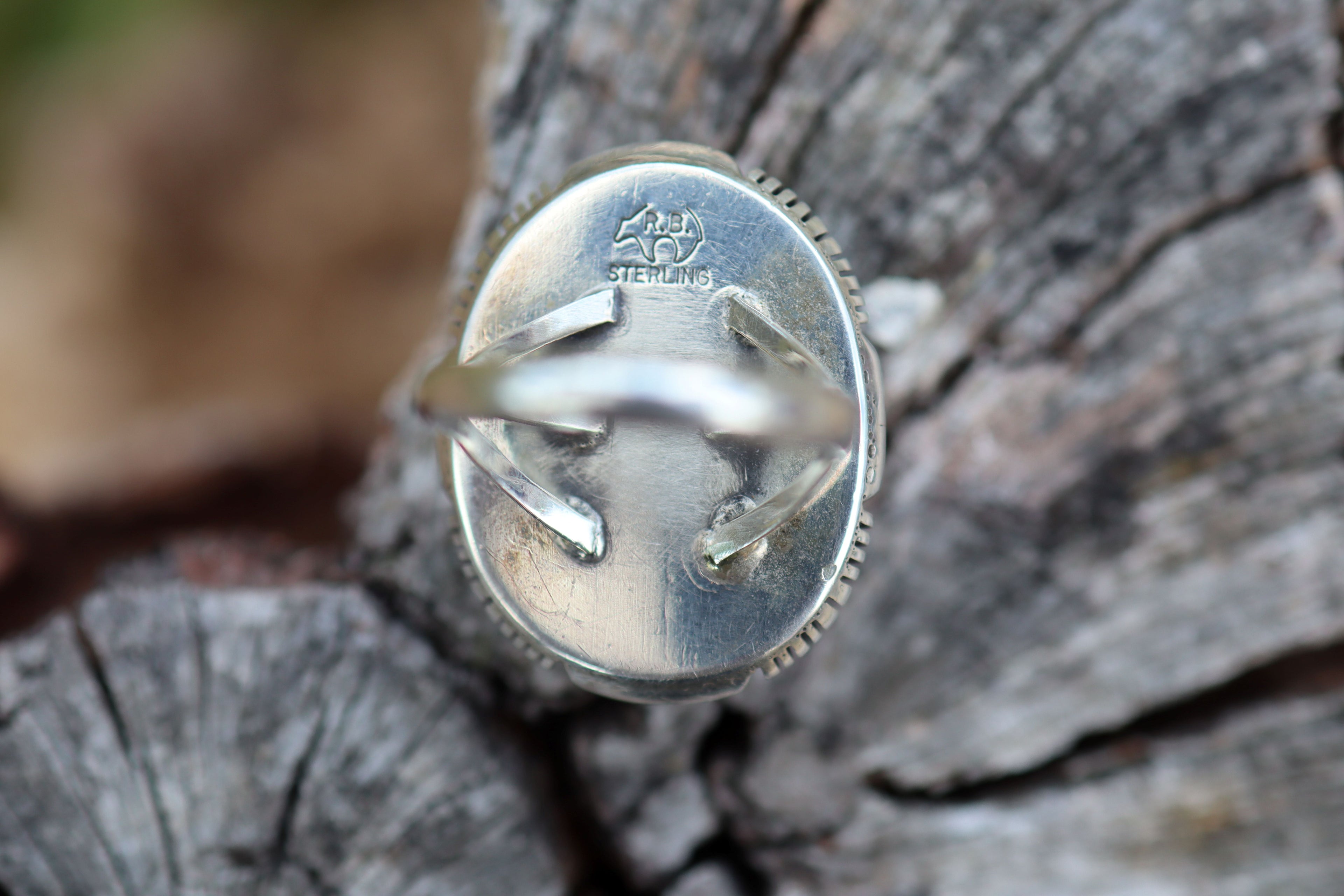 Navajo Turquoise Ring in Sterling Silver