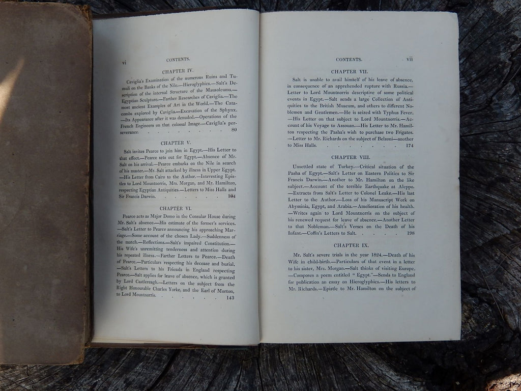 The Life and Correspondence of Henry Salt Consular General in Egypt' London 1834