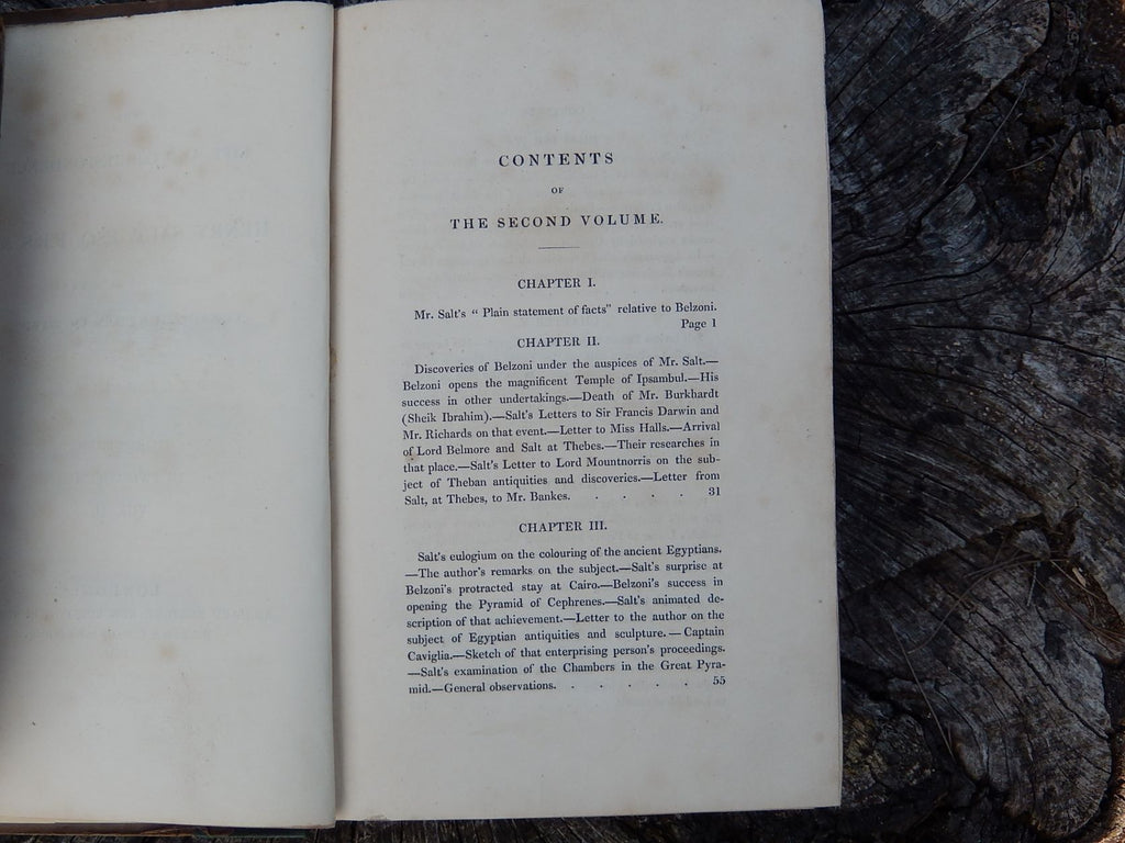 The Life and Correspondence of Henry Salt Consular General in Egypt' London 1834