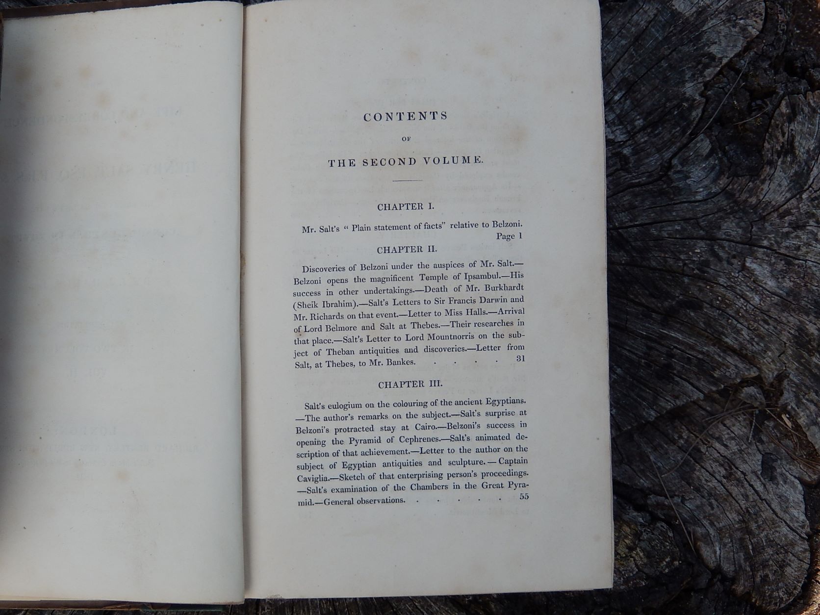 The Life and Correspondence of Henry Salt Consular General in Egypt' London 1834