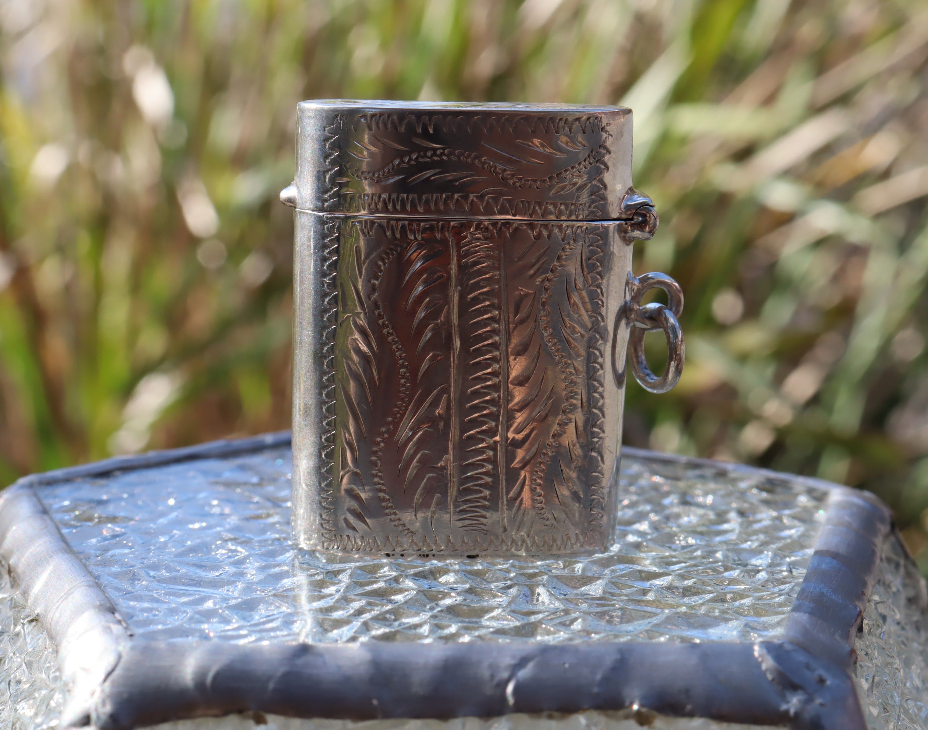 Sterling Silver Vesta Case