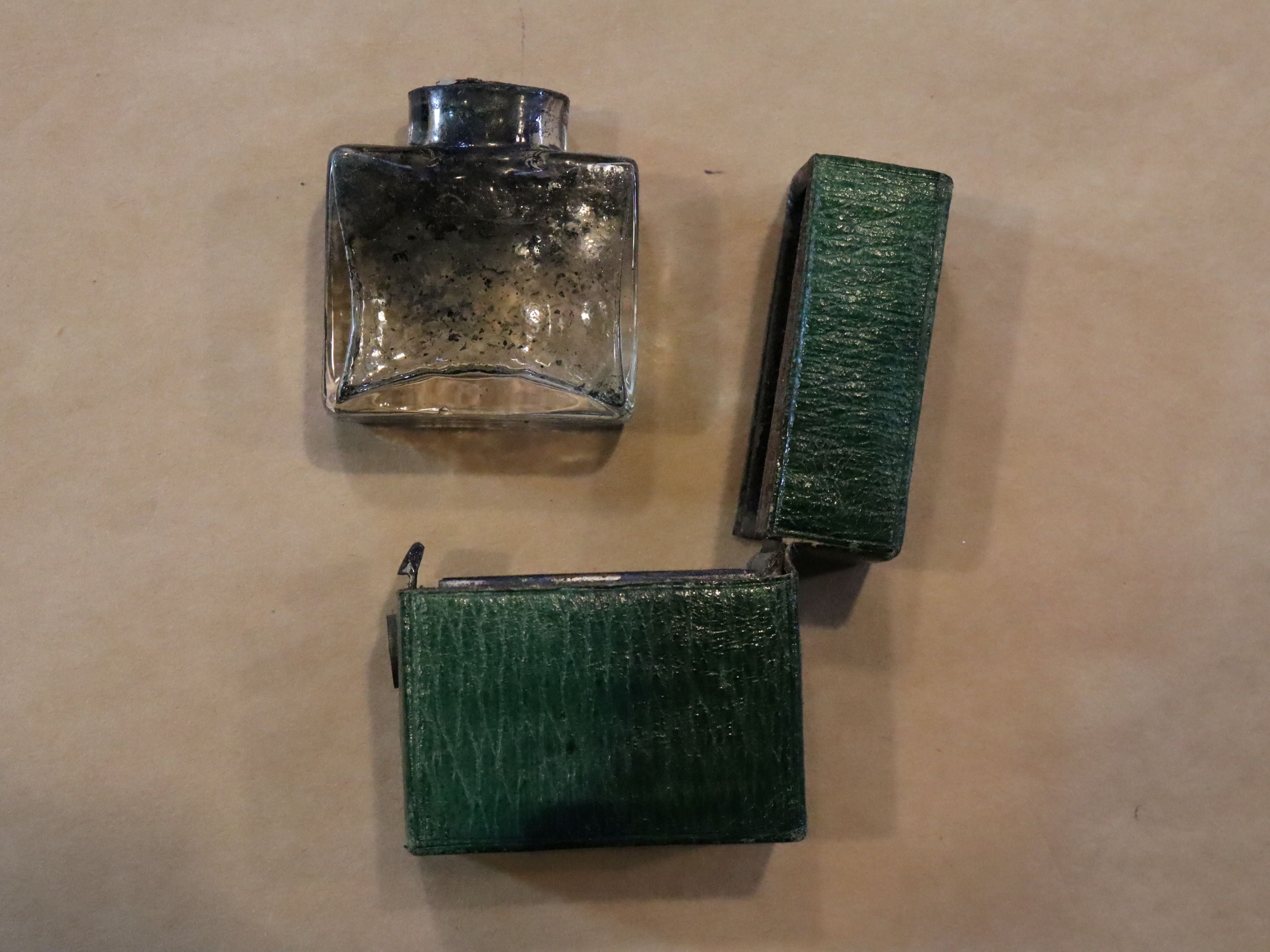 Ink Well and Vesta c.1900