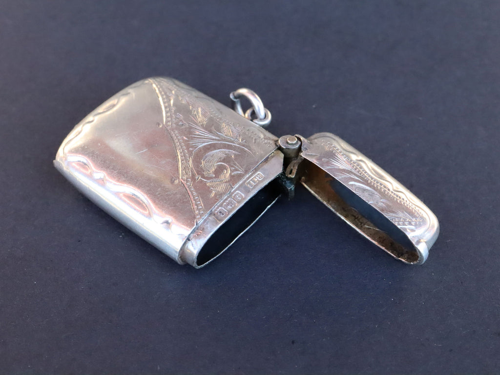 Sterling Vesta Case Birmingham 1850