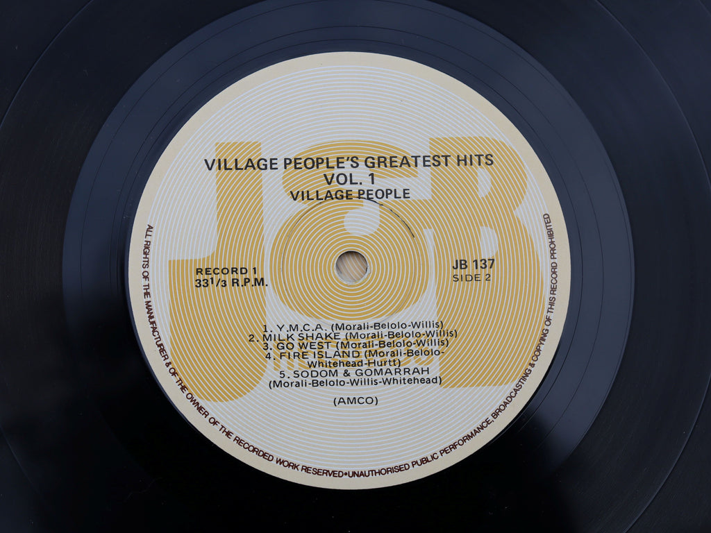Village People Greatest Hits Volume One and Two 1983