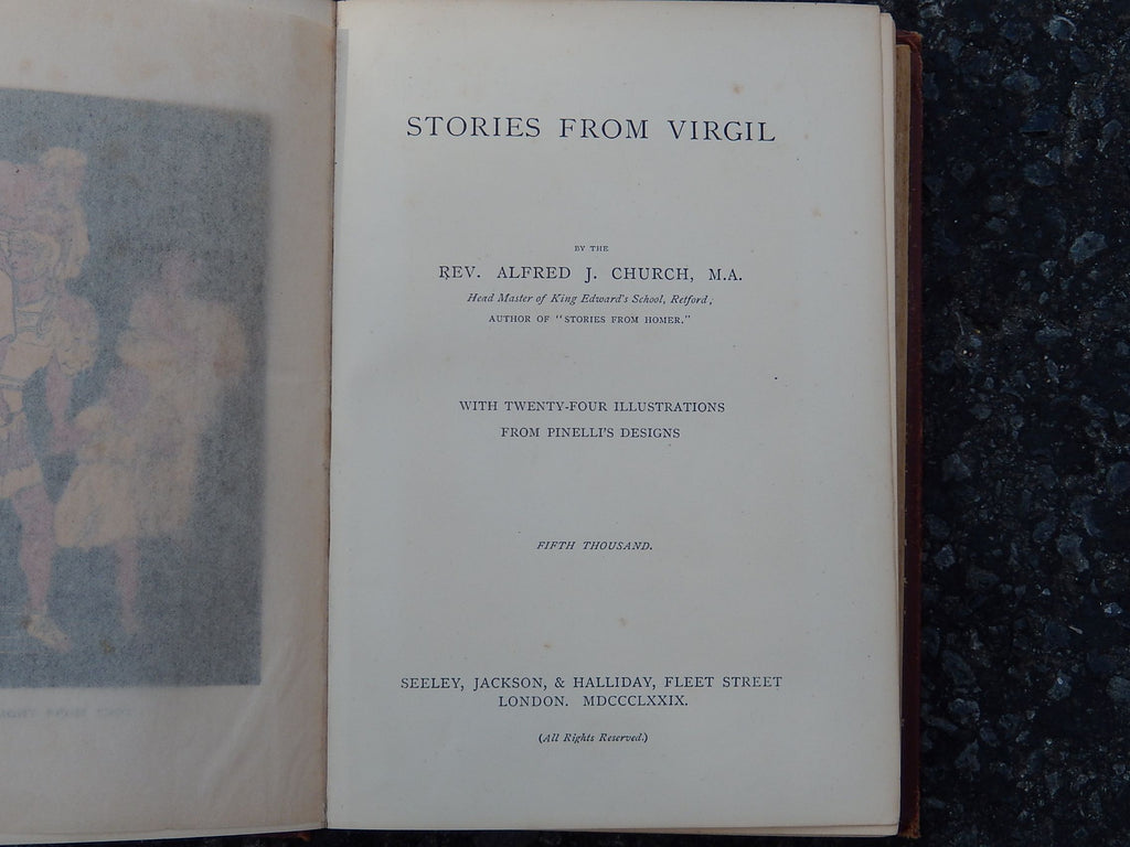 Stories from Virgil' by Rev. A.J. Church 1879