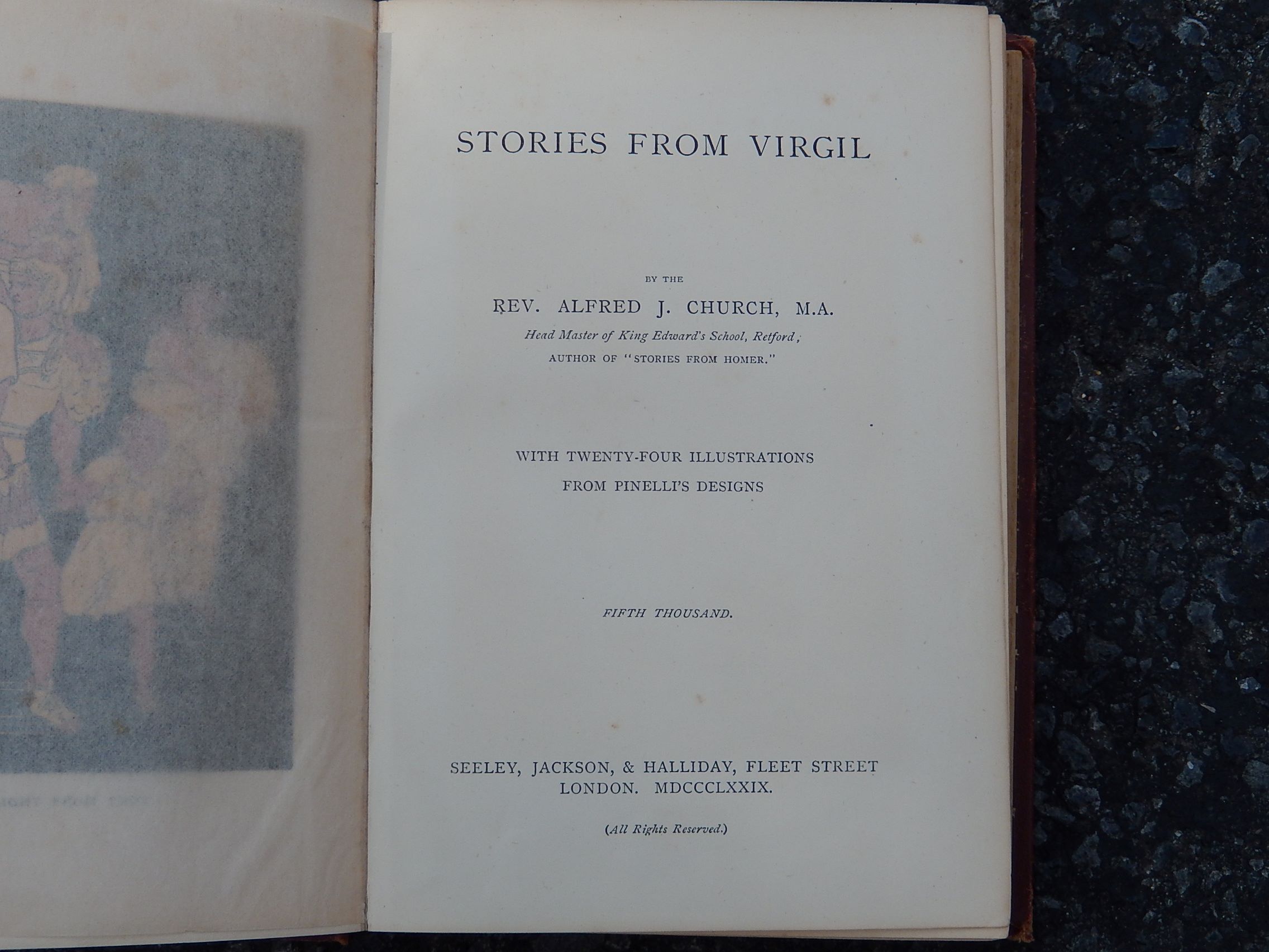 Stories from Virgil' by Rev. A.J. Church 1879