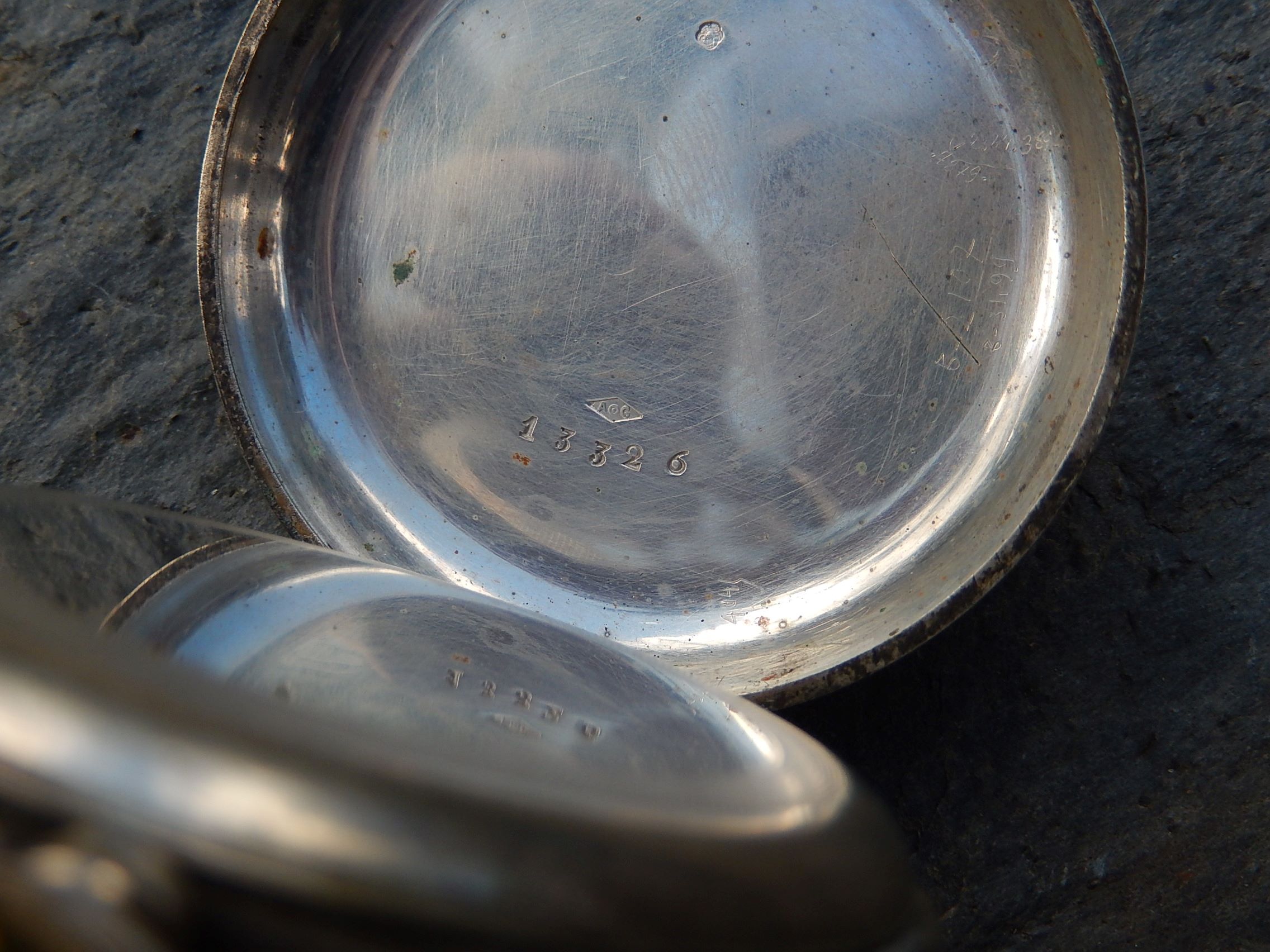 Sterling Pocket Watch France c.1900