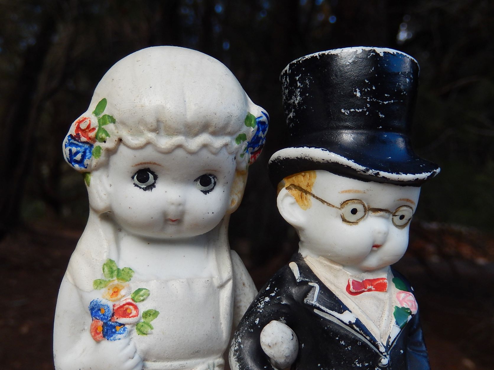 Bride and Groom Figurines c.1930