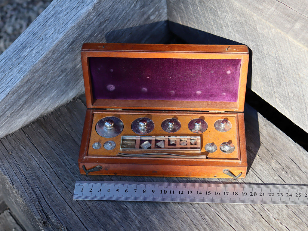 Gold Balance Weight set c. 1900