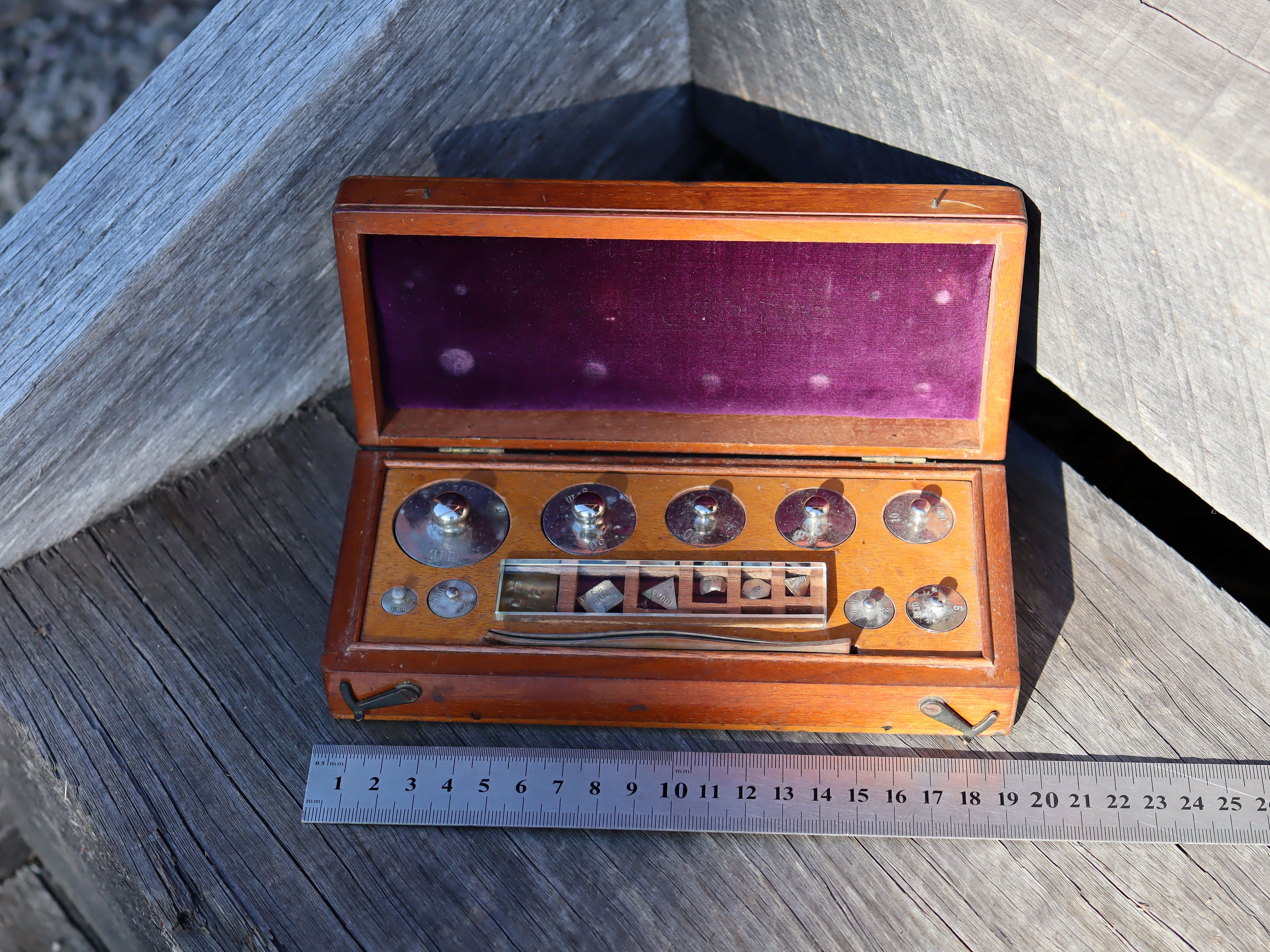 Gold Balance Weight set c. 1900