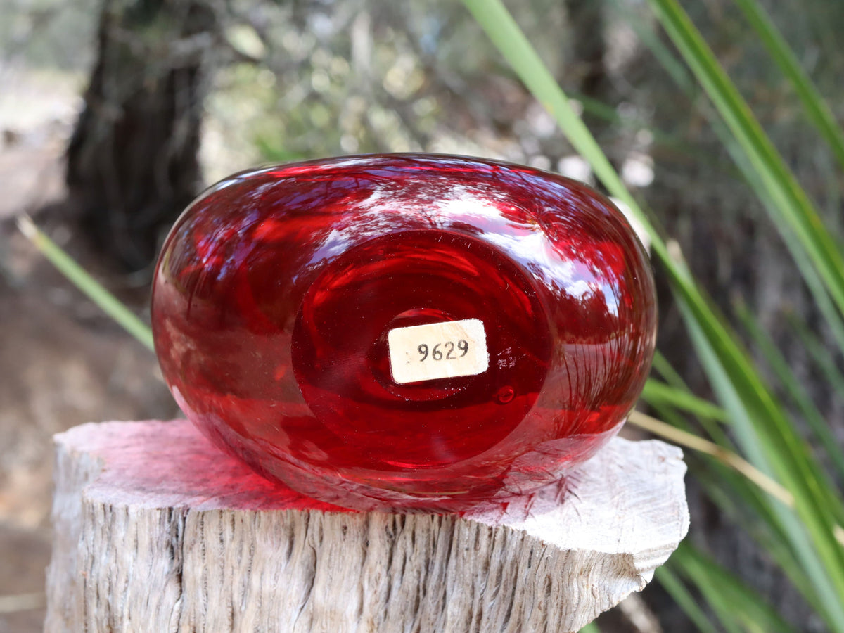 Whitefriars Ruby Glass Vase